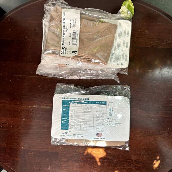 Ames Walker Medical Compression Knee-High Stockings β 20-30 mmHg, Small - Picture 5 of 5